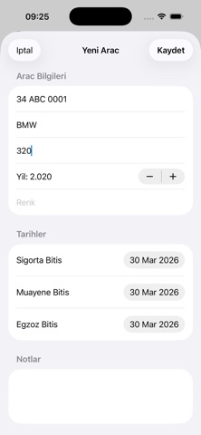 Araç Takip: Sigorta & Masraf screenshot
