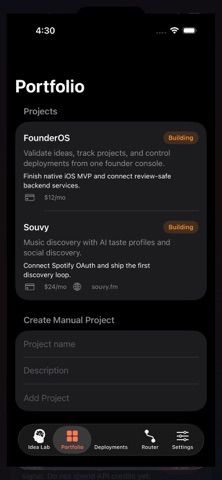 FounderOS - CRM Sharks LLC screenshot