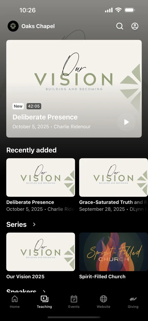 Screenshot #2 pour Oaks Chapel Bible Church