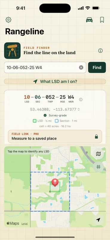 Rangeline: LSD & Land GPS screenshot 4 of 5