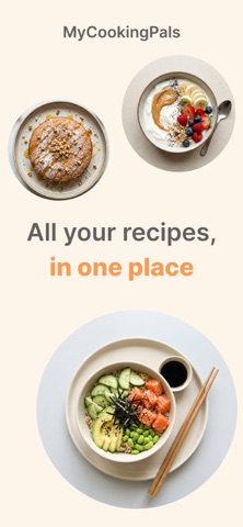 MyCookingPals - recipe import screenshot