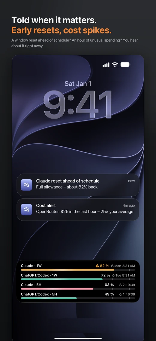 AI Cockpit: Usage & Limits screenshot 4