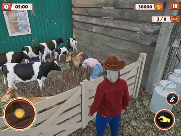 Wild Ranch Farm Animal Life 3D iPad screenshot