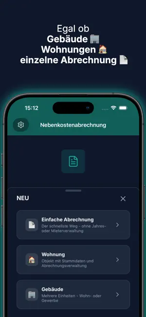 Nebenkosten für Vermieter screenshot 2