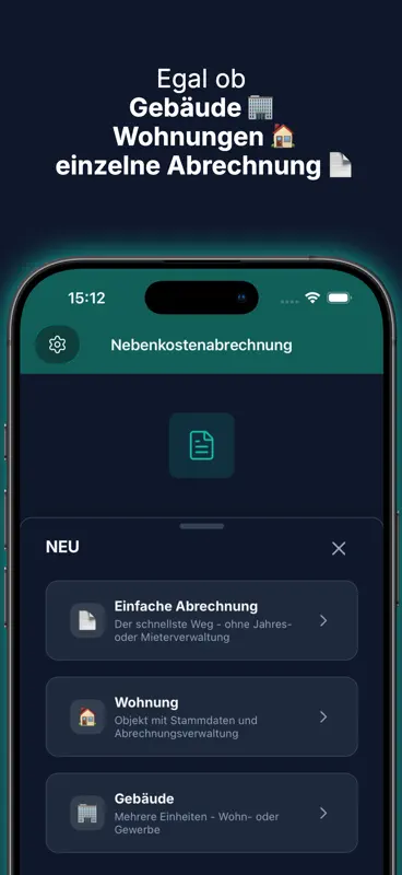 Nebenkosten für Vermieter screenshot 2 of 6