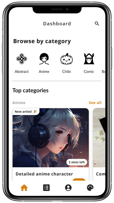 ArtDen iPhone screenshot 1 - Graphics & Design app