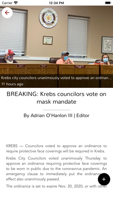 McAlester News-Capital Screenshot