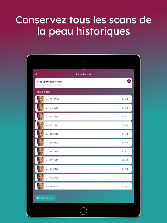 TNB Skincare – AI Assistant iPad screenshot