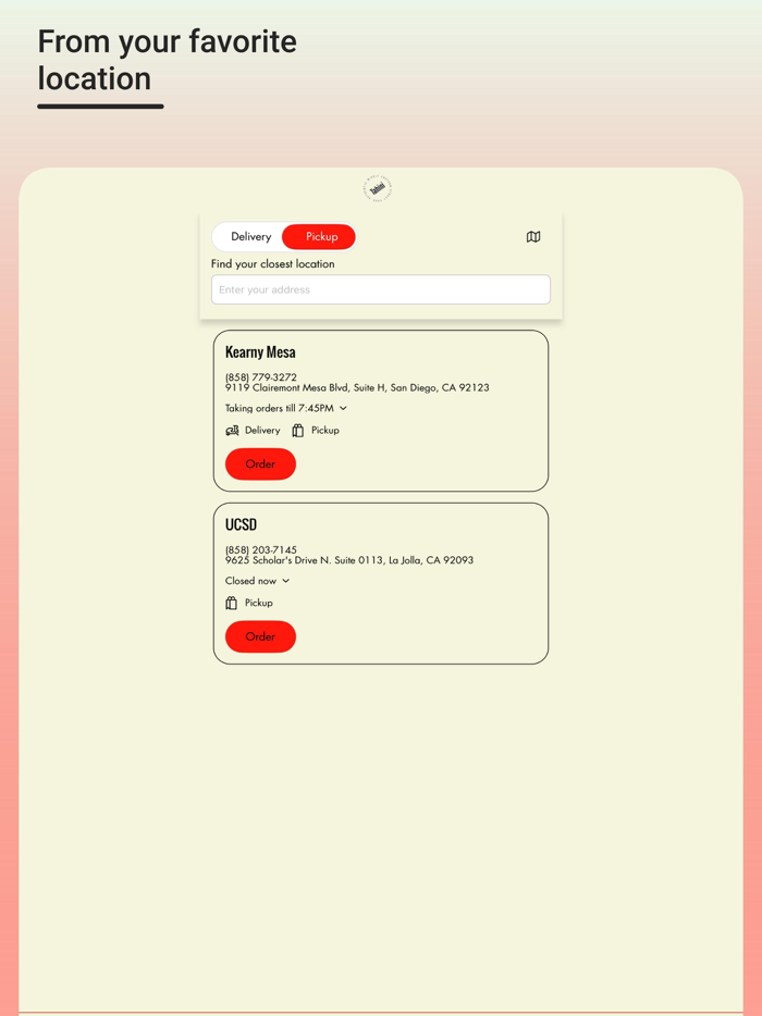 Tahini - Order Online