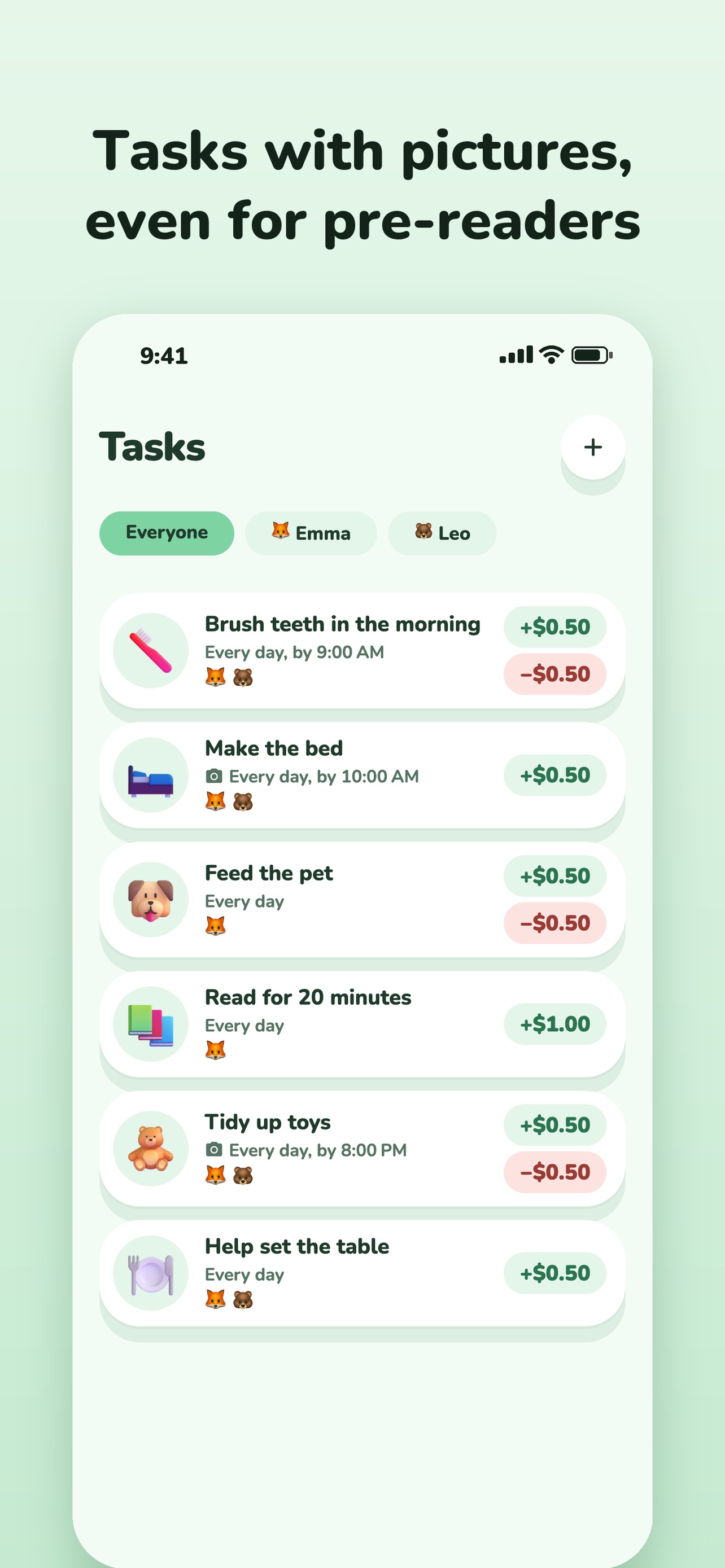 Screenshot 2 of Growney: Chore Chart for Kids