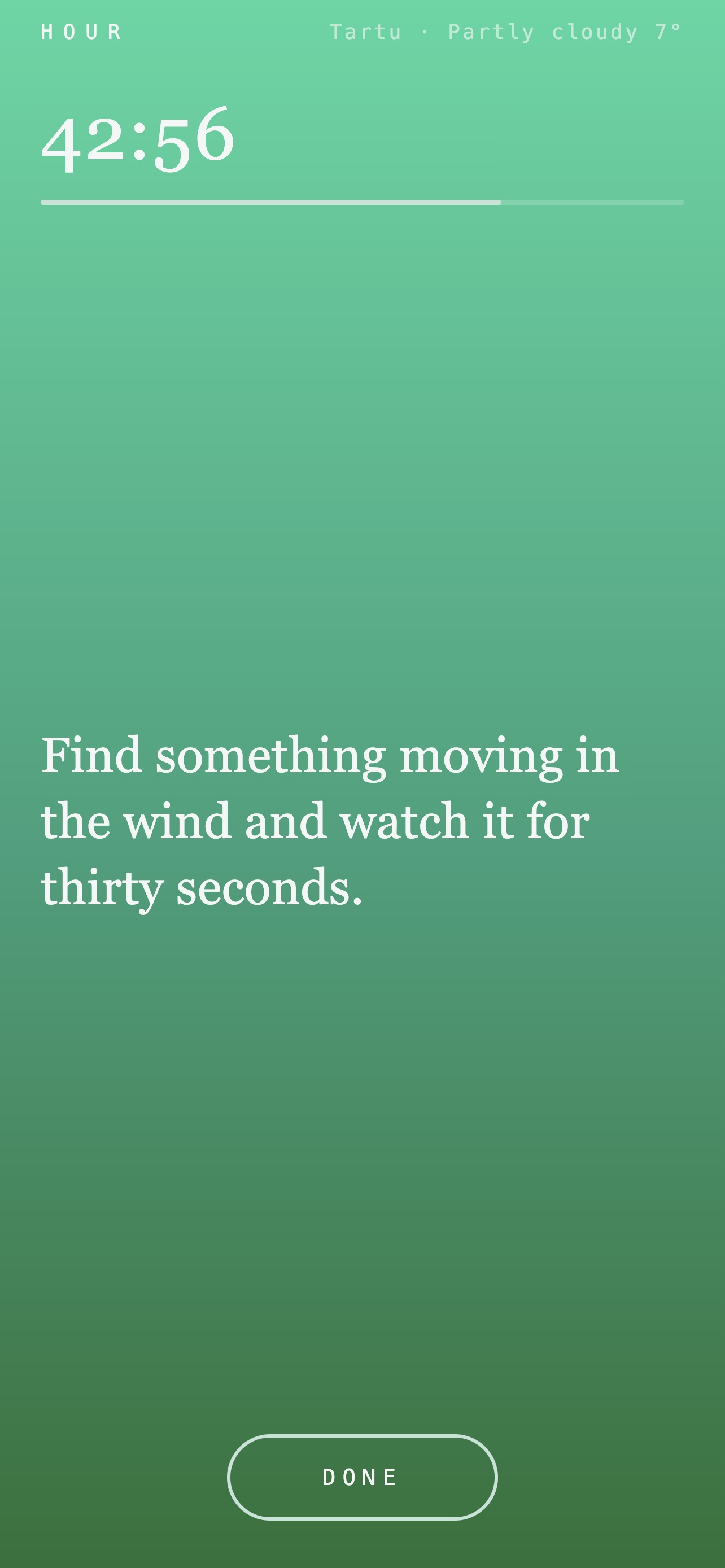 Screenshot 3 of Hour — One Thing at a Time