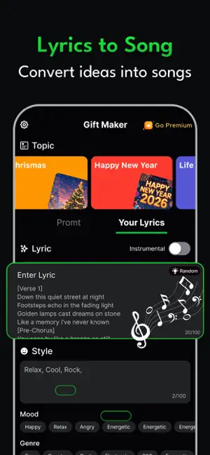WishAI:Gift Song & Music Maker screenshot 4