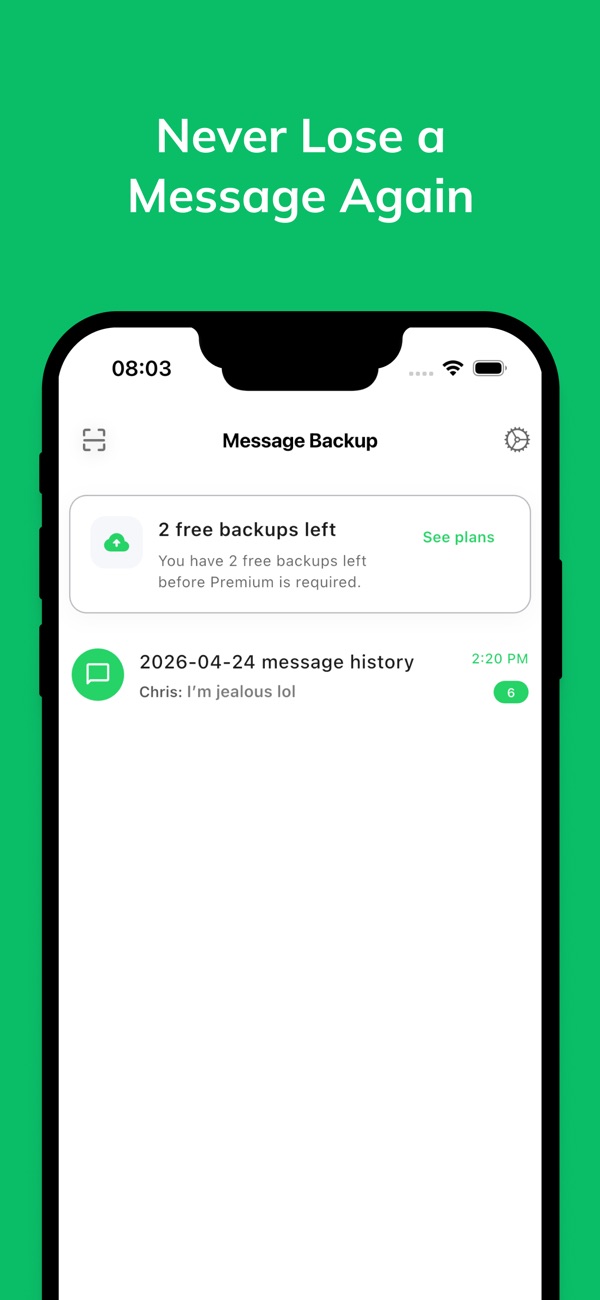 Chat Backup Reader screenshot 5