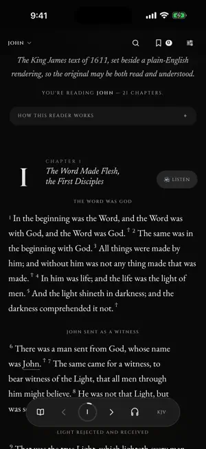 Vantage Bible screenshot 2
