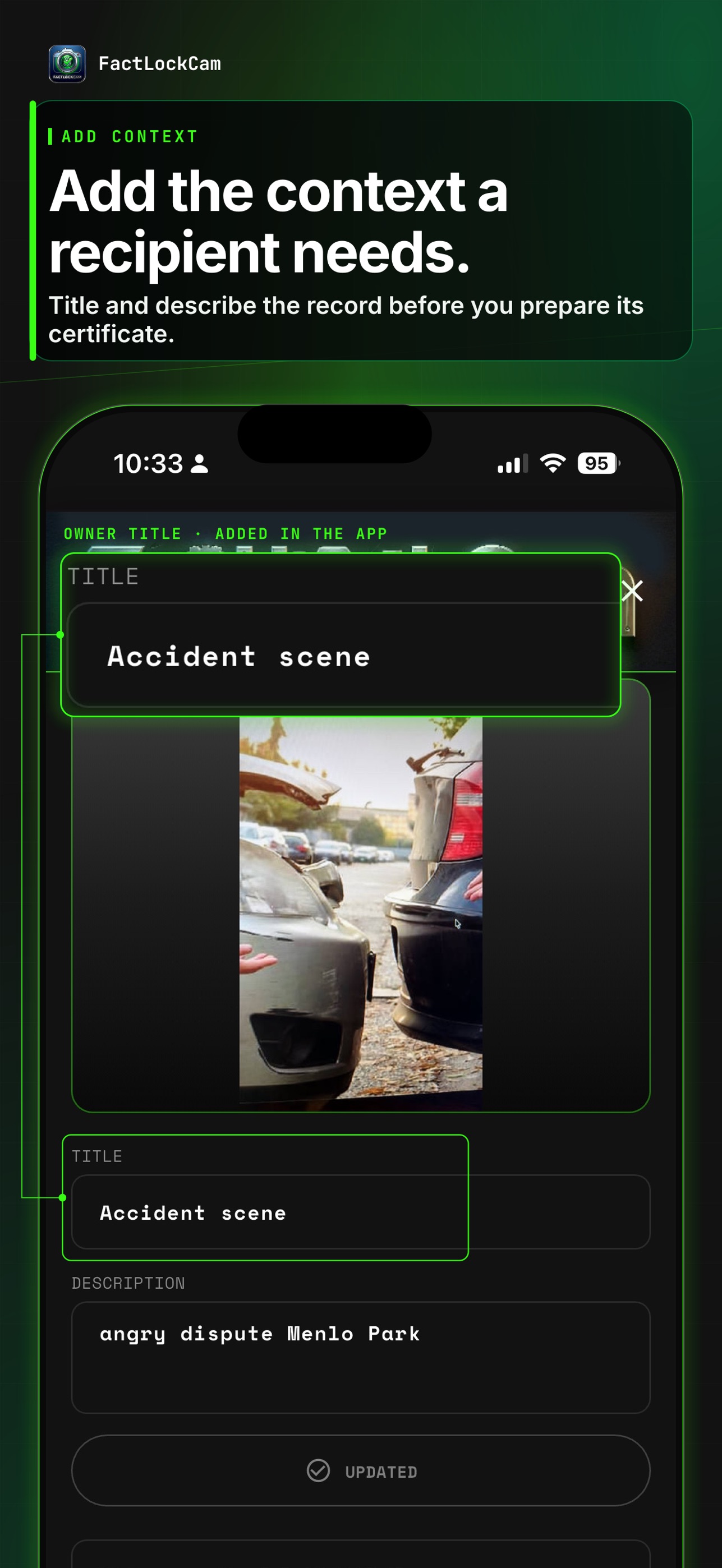 Screenshot 6 of FactLockCam: Evidence Camera