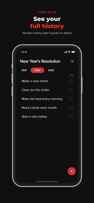 New Year's Resolution: Goals screenshot 3