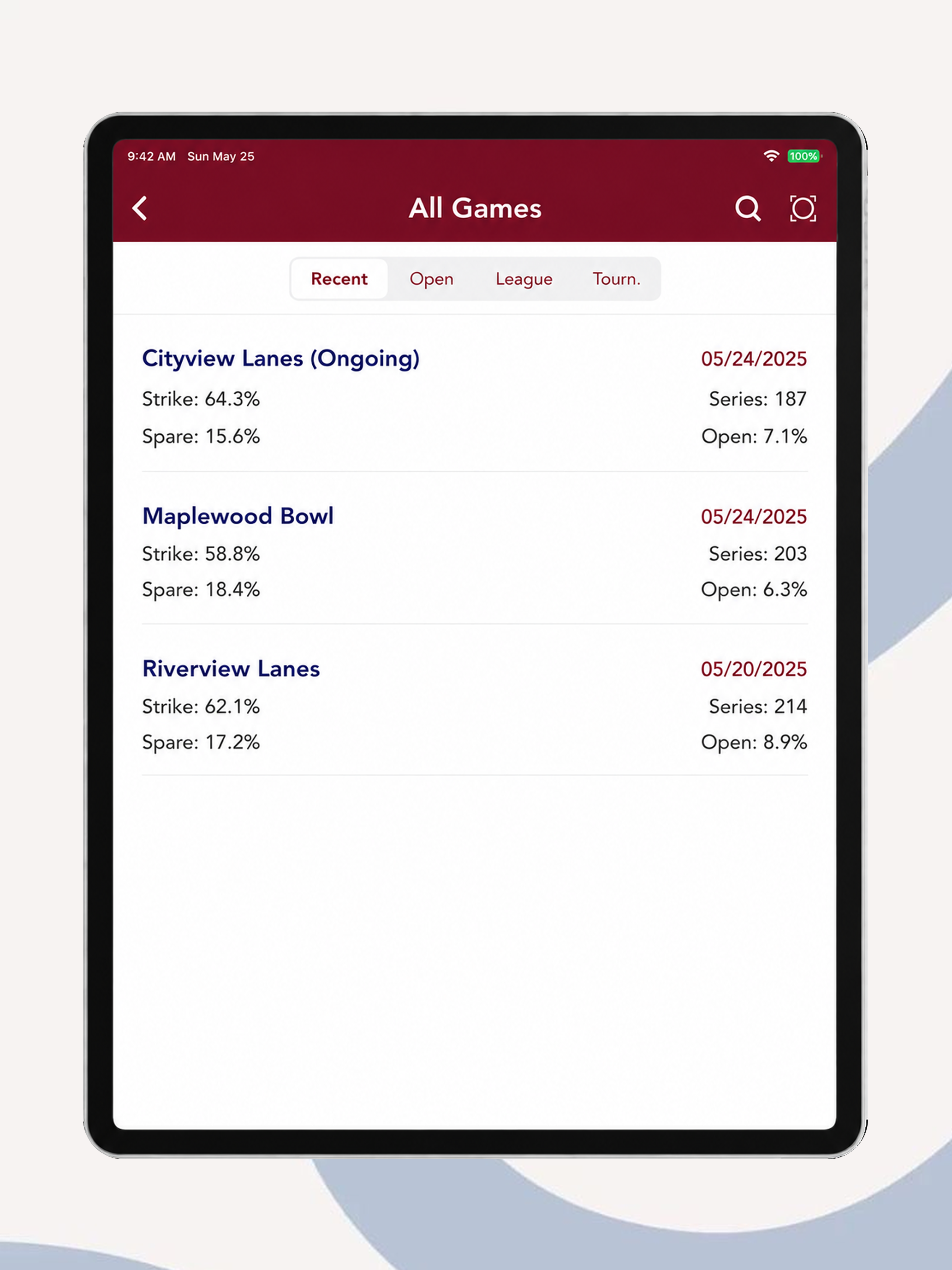 GoBowl: Bowling Score Tracker