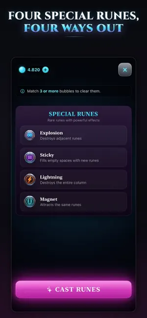 Bubble Runes: Pop Shooter screenshot 3