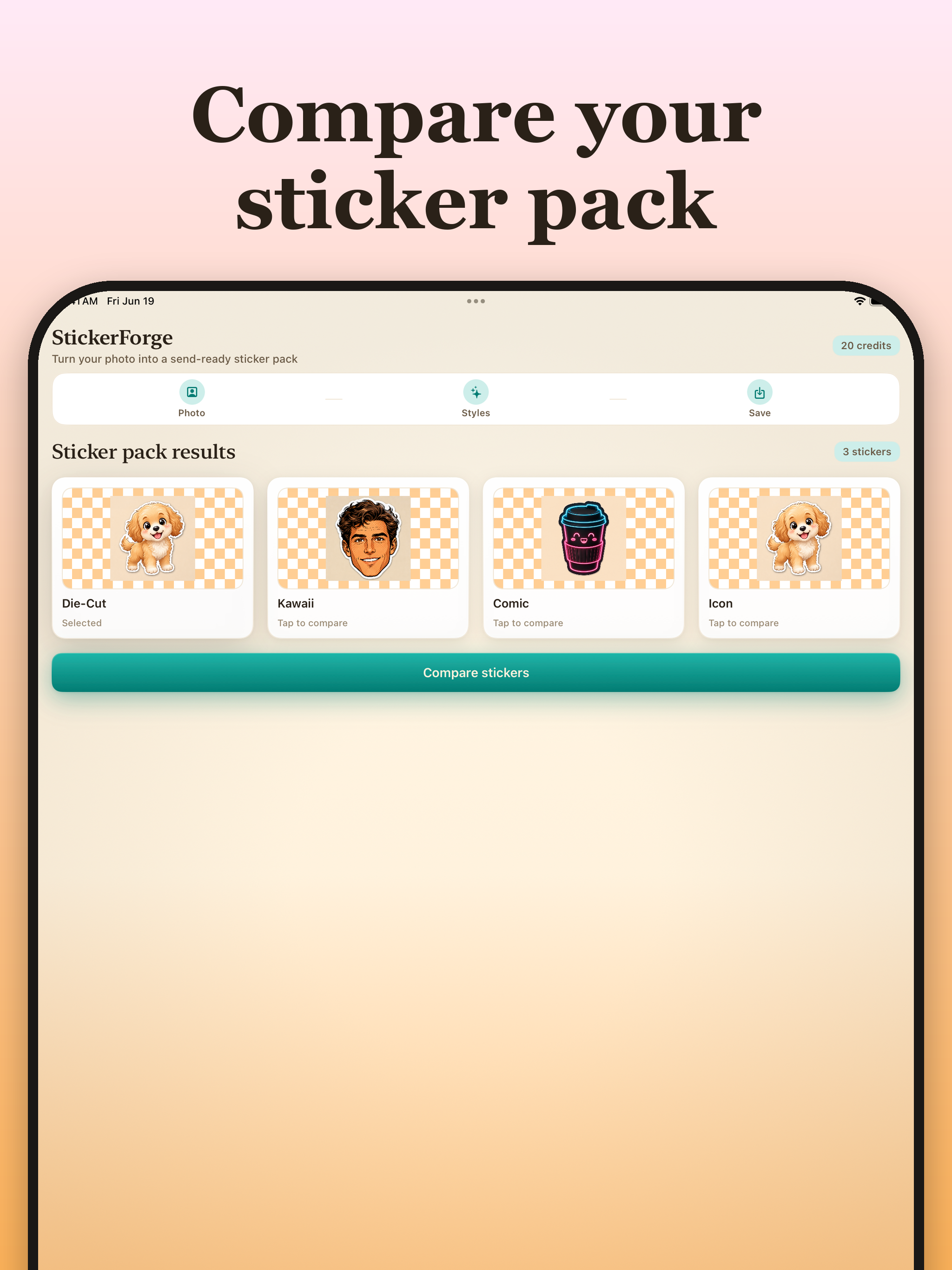 StickerForge AI - Sticker Pack