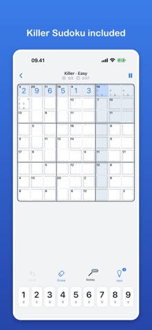 Sudoku: Killer, Classic, Daily iPhone screenshot