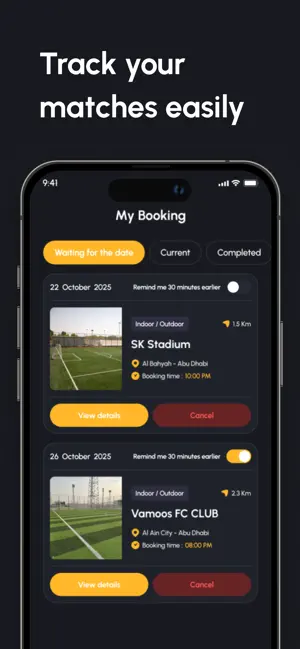 Champions: Football Booking screenshot 4