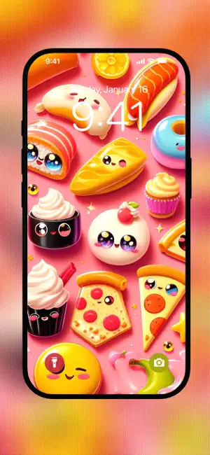 Cute Food Wallpapers HD screenshot 2