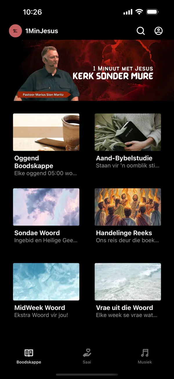 Screenshot #1 pour 1 Minuut Met Jesus
