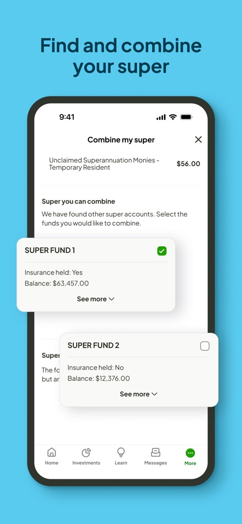 Rest Super - Finance App | MWM
