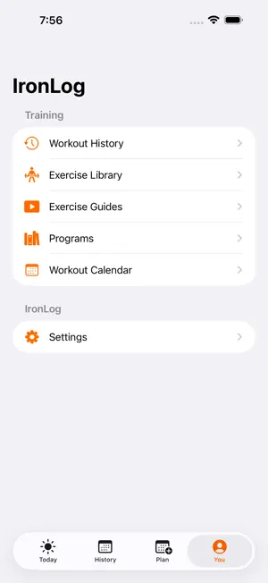 IronLog: Workout Log screenshot 3