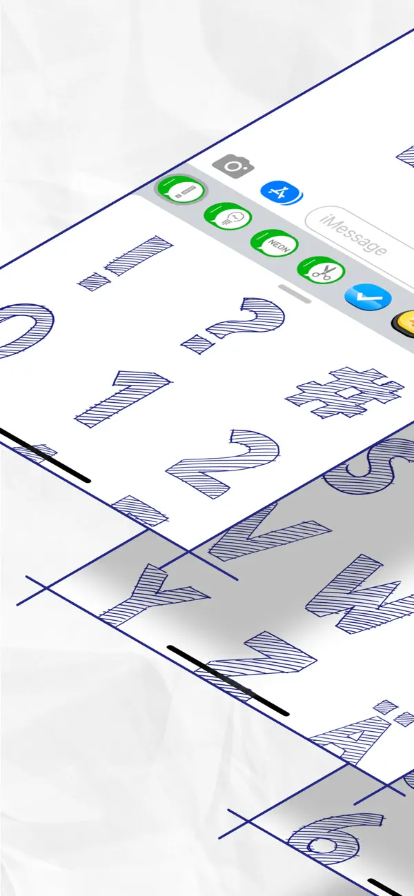 Screenshot #2 pour Doodle ABC: Lettres Schraffées