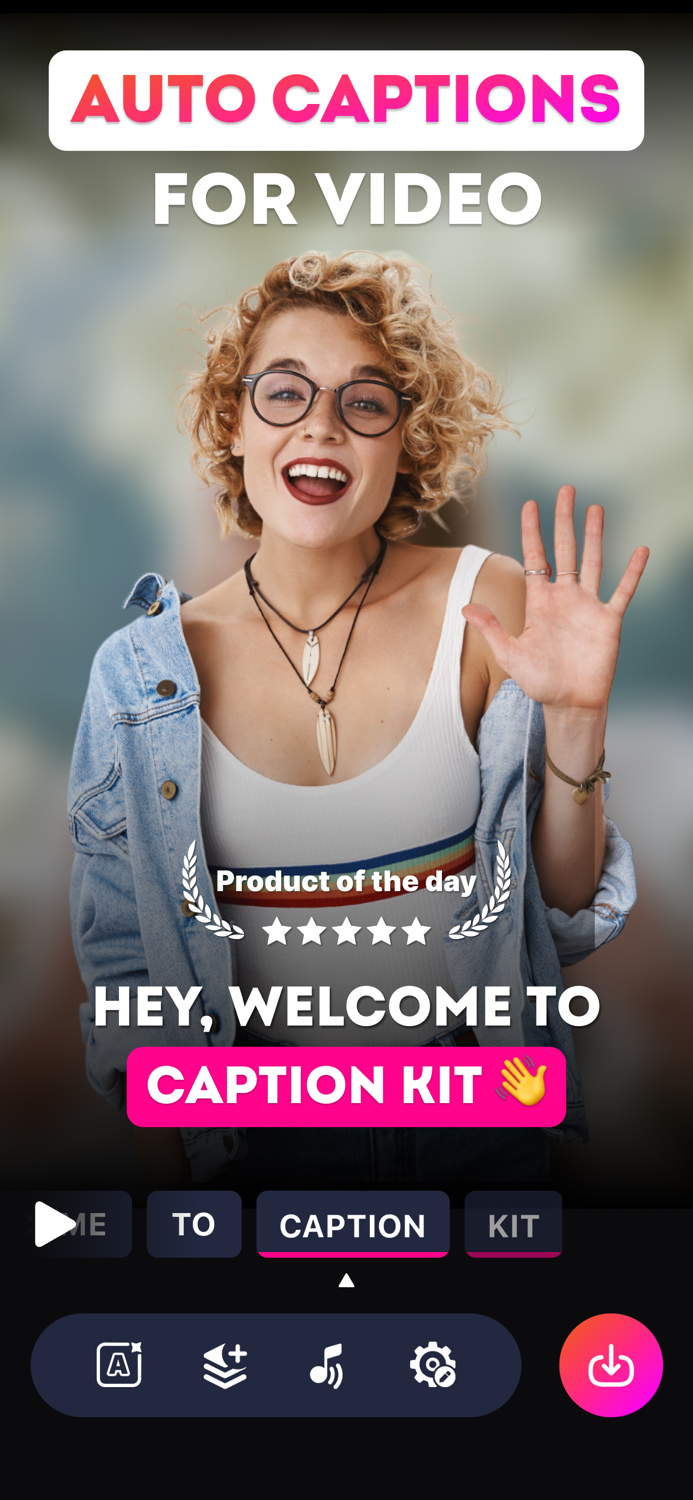 Captions for Video Caption Kit