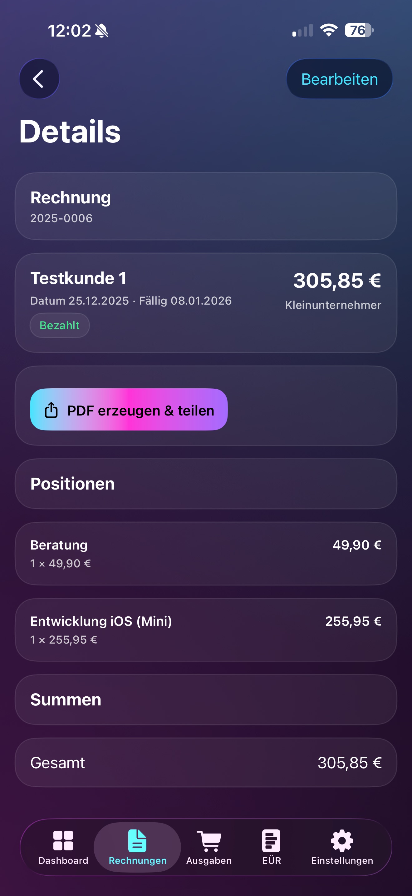 Rechnivio Screenshot