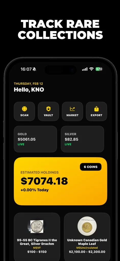 Coin Identifier - NumisAI - Finance App | MWM