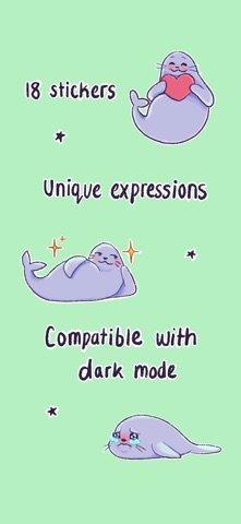 Lucille the Seal Sticker Pack screenshot
