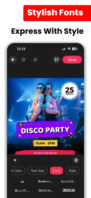 Poster & Flyer Maker: PostArt screenshot 3