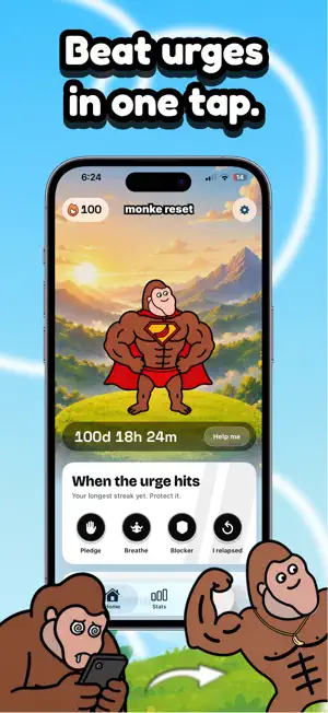 Quit Lust & Urges: Monke Reset screenshot 2