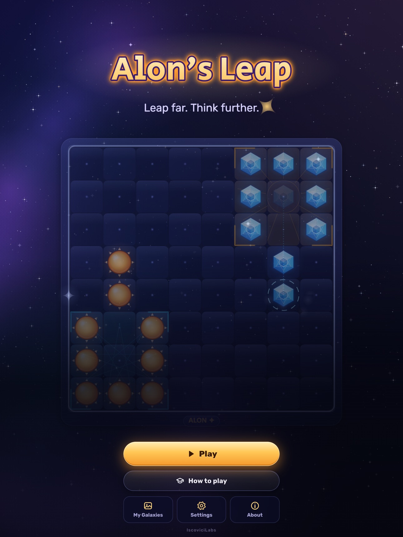Screenshot 9 of Alon's Leap: Cosmic Checkers