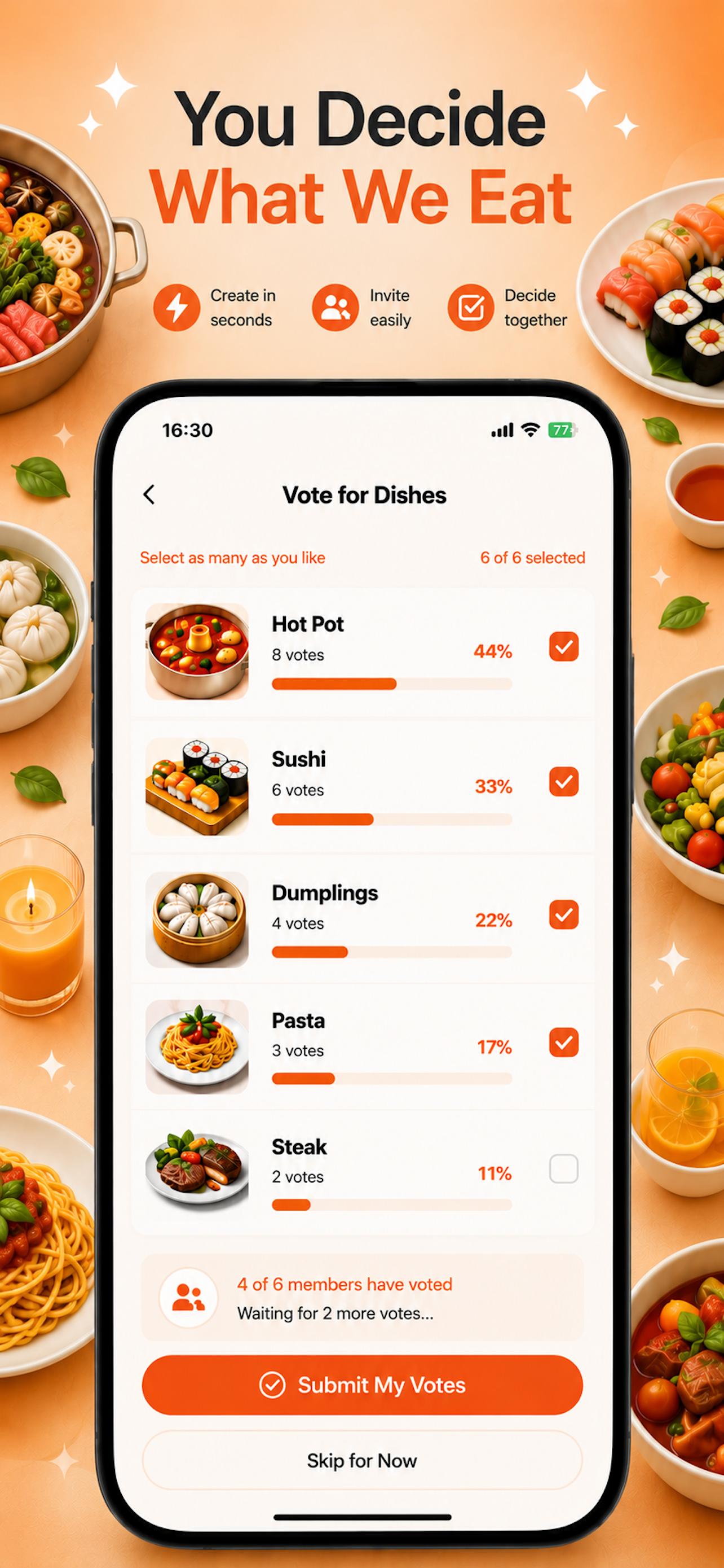 WeEat Together - Gatherings screenshot 3