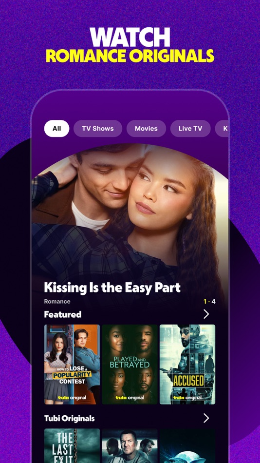 #1. Tubi: Movies & Live TV (iOS) 게시자: Tubi, Inc