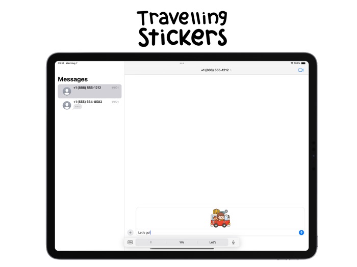 Cute Travelling Stickers