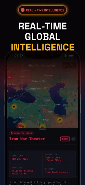 World Monitor - Real-Time News iPhone screenshot 4