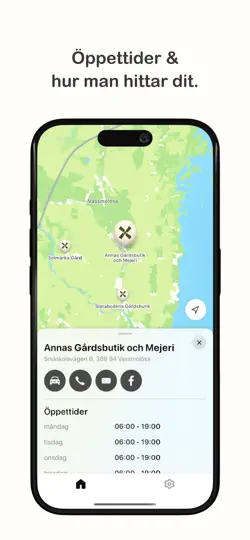 Screenshot von Gårdsbutiker I Sverige auf dem iPhone 5