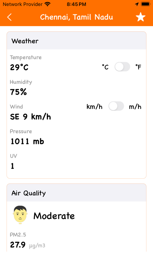 #2. Temperature at Location (iOS) 由: Nandha Kumar Ravi