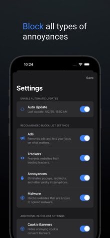 Ad Blocker for Safari - Void Screenshot 1 of 3