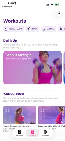 Expect—Prenatal & Pelvic Floor iPhone screenshot