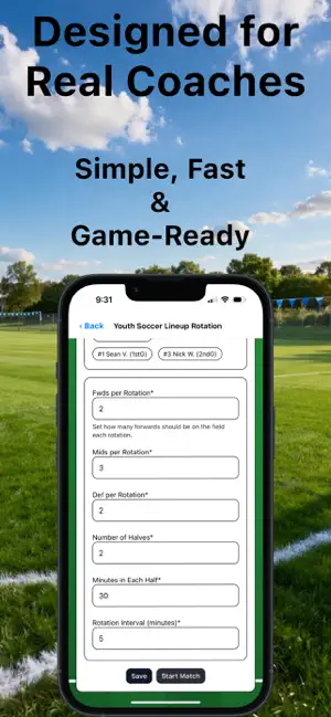 Youth Soccer Lineup Rotation screenshot 4