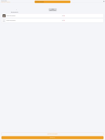 Cabinet Cantier iPad screenshot