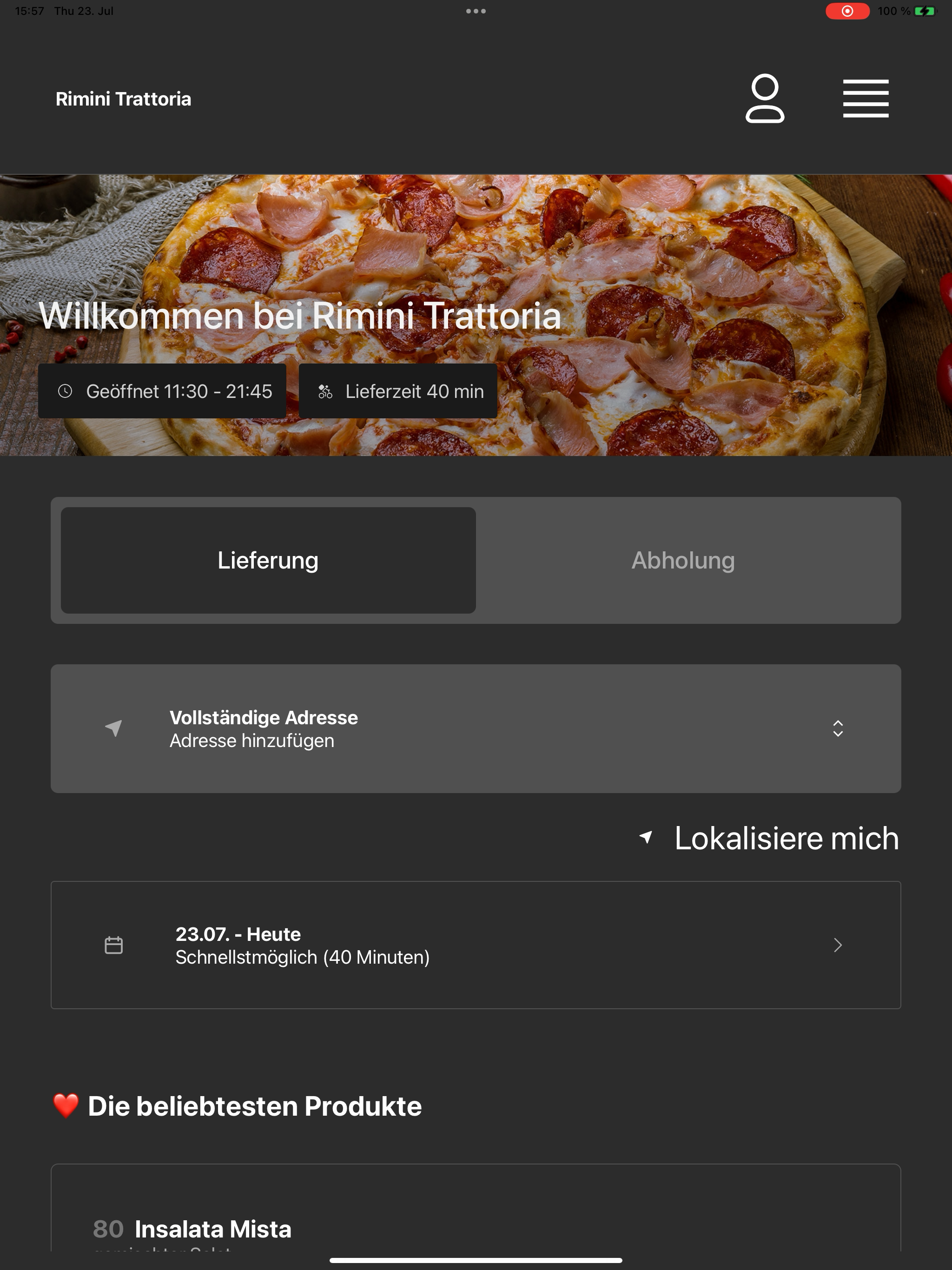 Rimini Trattoria screenshot 14