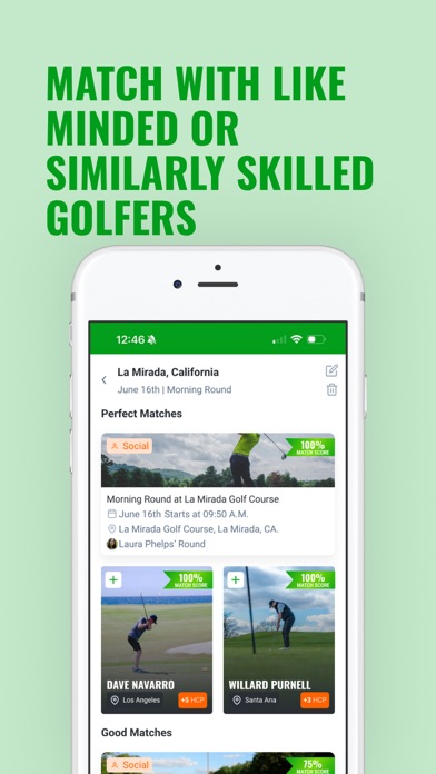 OnlyGolfers App Screenshot