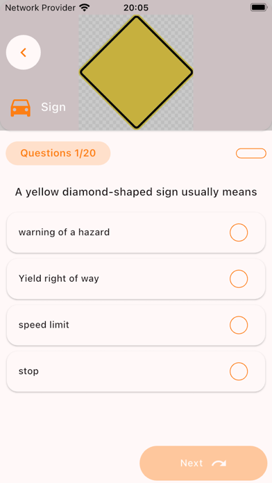 Ontario G1 test 2024 Screenshot
